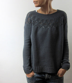 Adelaide knitted summer sweater by Isabell Kraemer