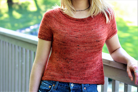 Breezeway knitted sweater by Laura Aylor