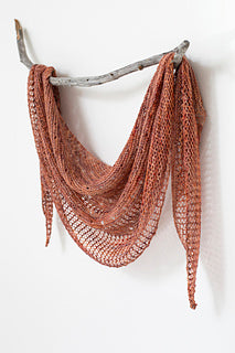 Drops of Joy knitted shawl pattern by Ravelry designer Janina Kallio of Woolenberry