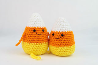 Candy Corn Amigurumi softies home decor crochet pattern