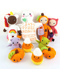 Halloween Amigrumi Set softies crochet pattern