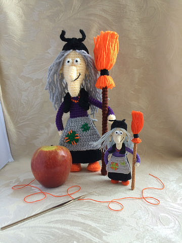 Mrs Witch home decor crochet pattern