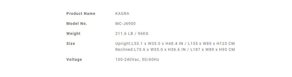 Kagra Specs
