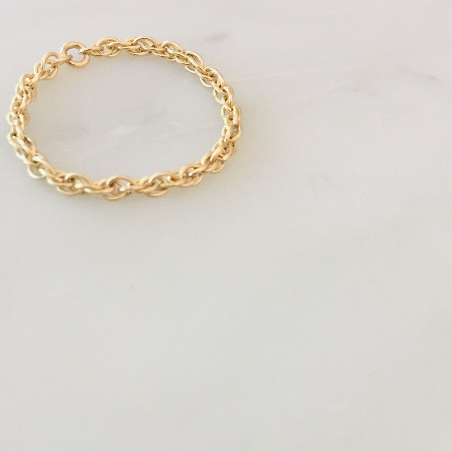 14K MARINE ROPE RING – LUMO