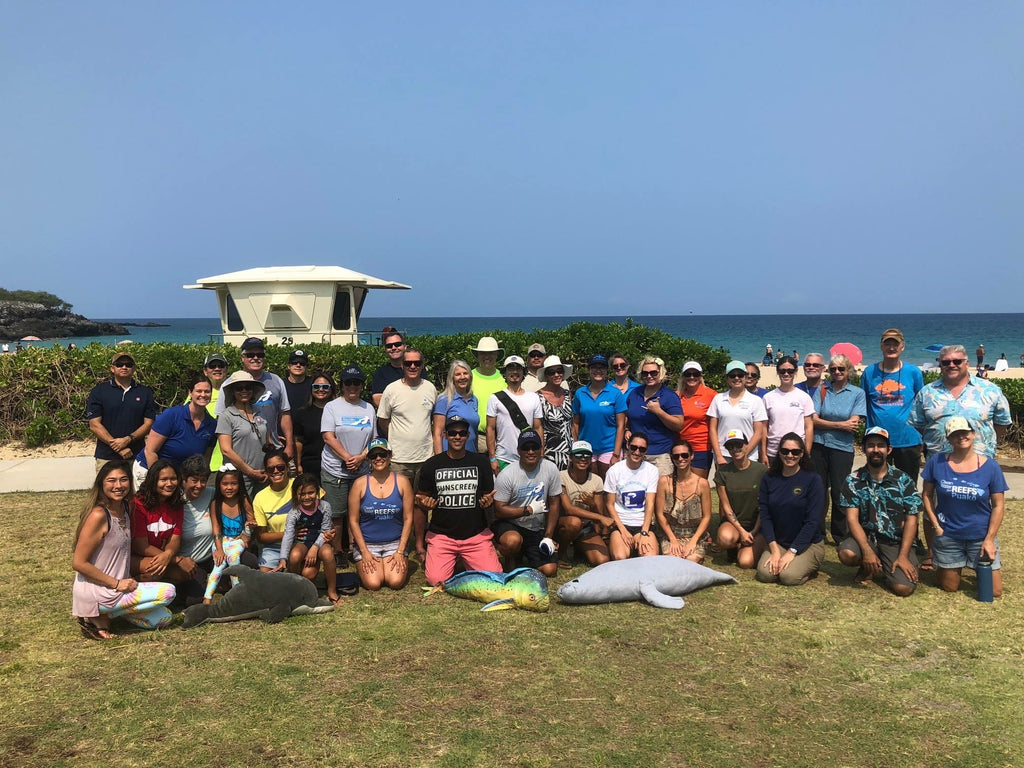 World oceans day crew Hapuna beach June 2018