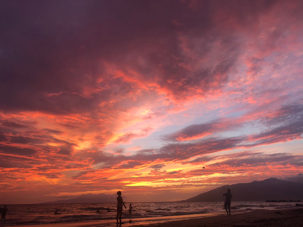 Sunset enjoyed in Kihei Maui