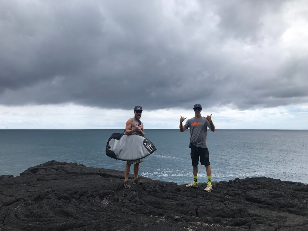 The boys on the hike to pohoik