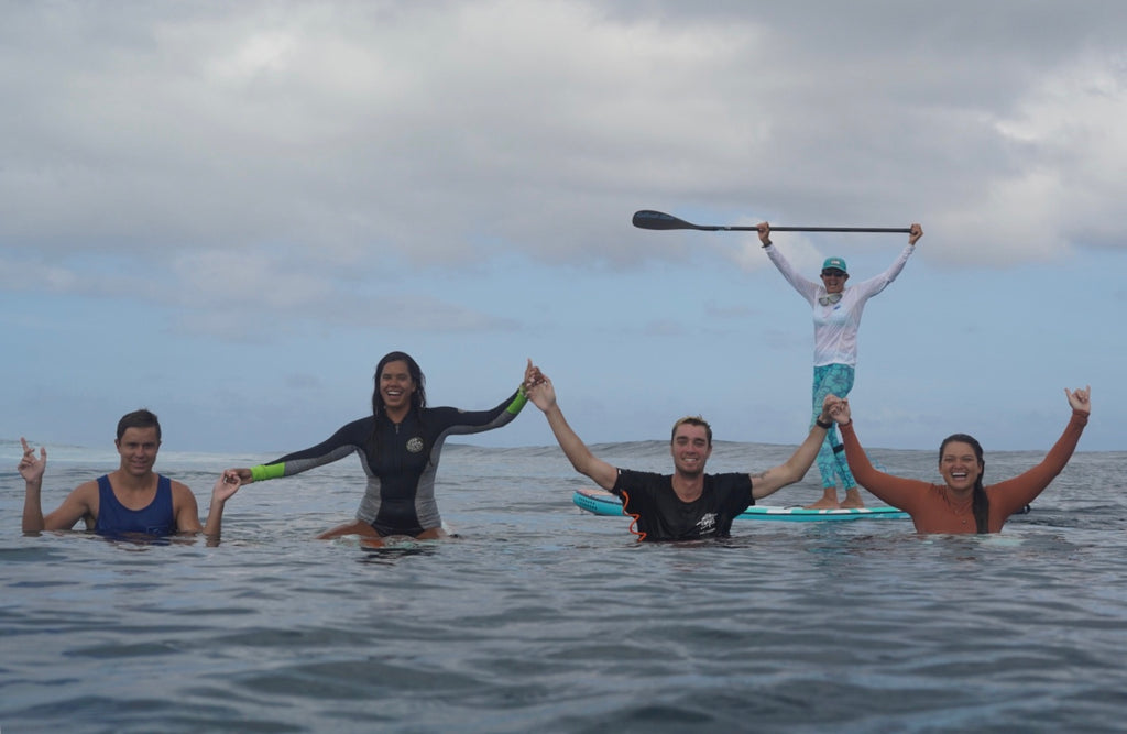Four cousins surf spot Raiatea 