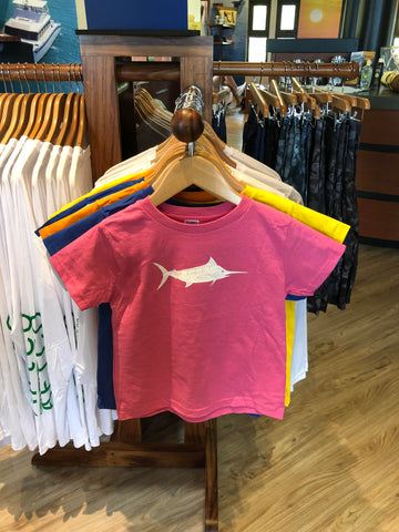 sunot marine pink marlin kids t-shirt Costa Rica maverick store