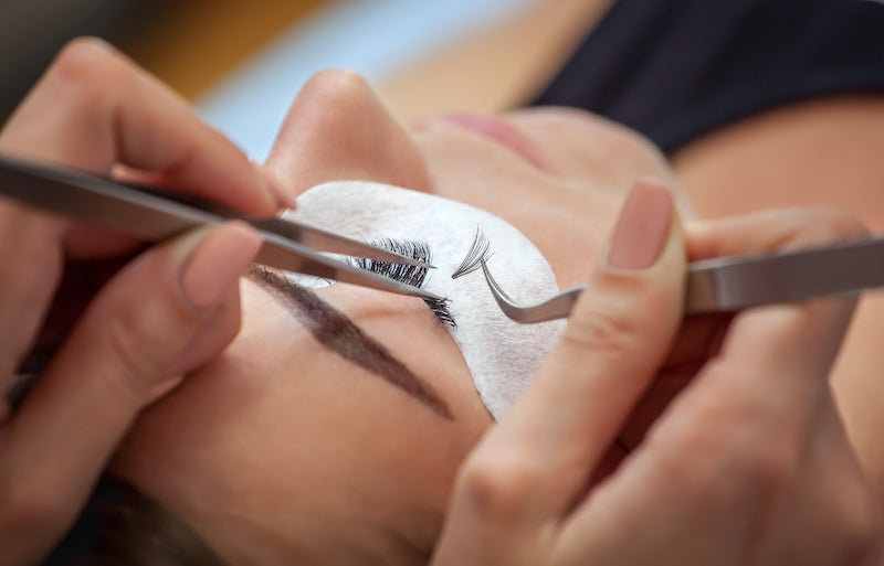 Semi-permanent lashes get a modern makeover.