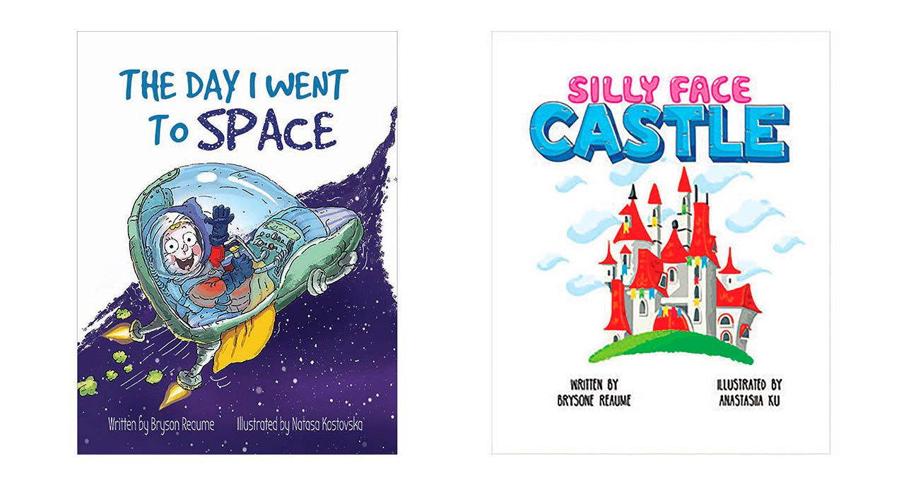 The Day I Went to Space and Silly Face Castle book covers