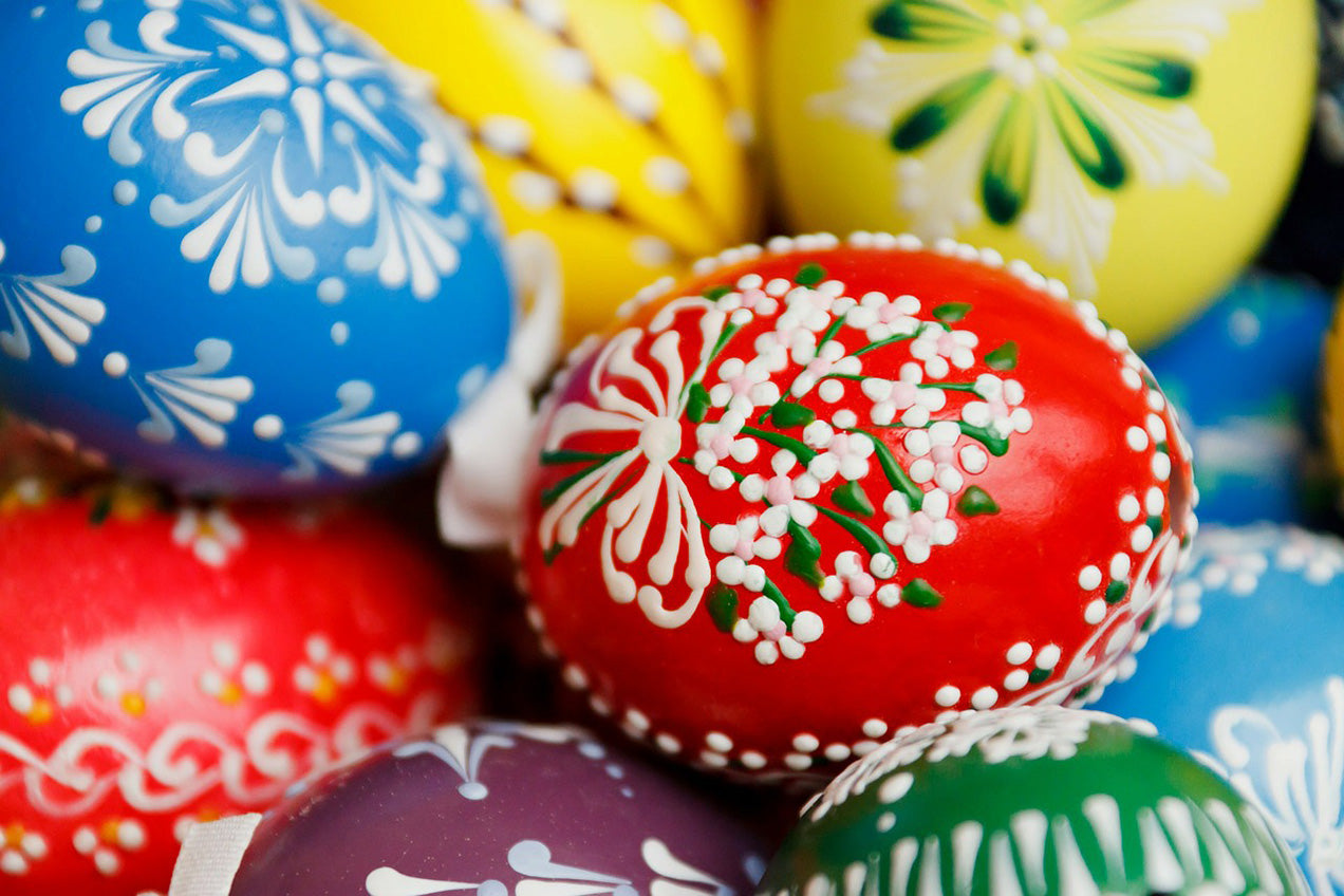 spring-easter-painted-eggs