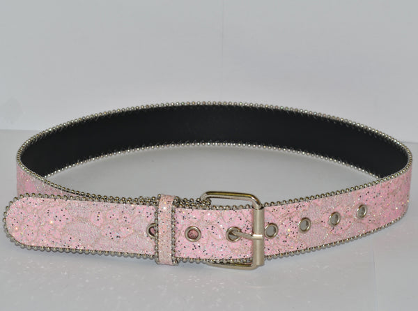 pink coach belt