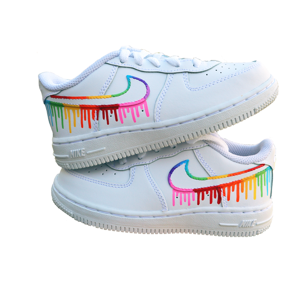 rainbow drip nike