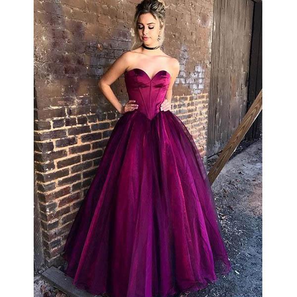 fuchsia formal evening dresses