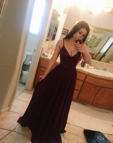 elegant spaghetti strap dress