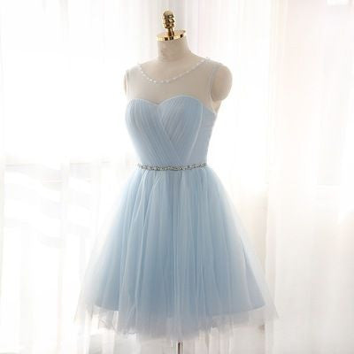 light blue junior dresses