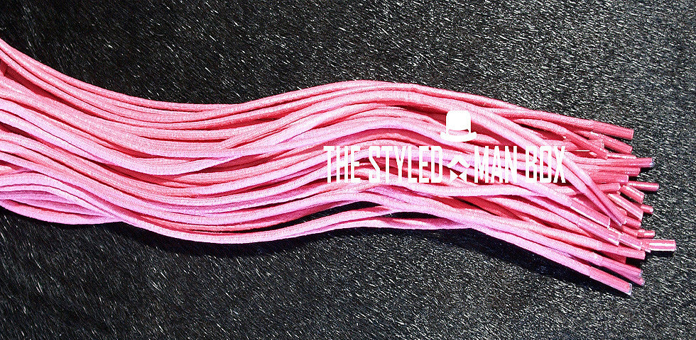 pink shoe strings