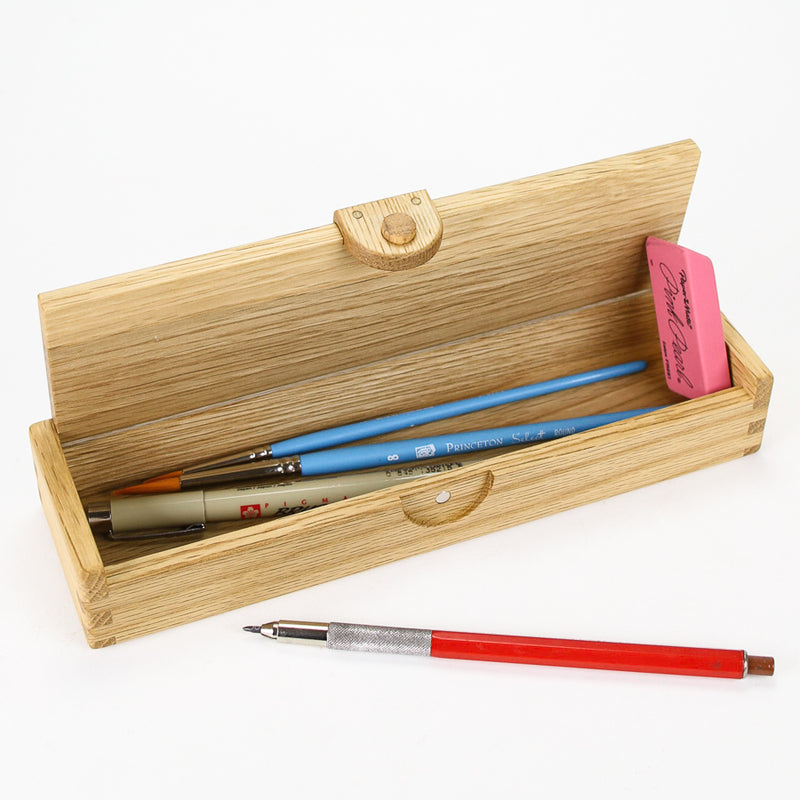 Wooden Pencil Box BROOK FARM GENERAL STORE