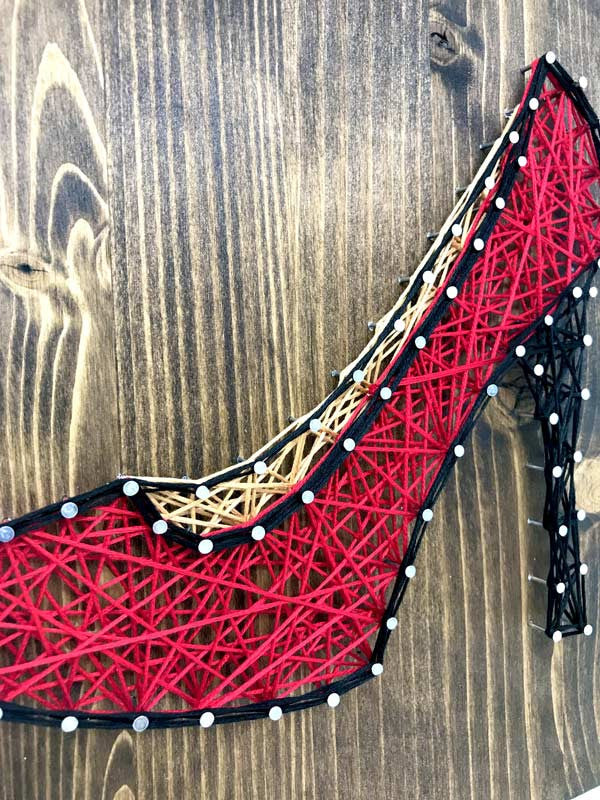 red string heels