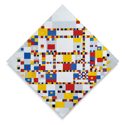 victory boogie woogie by piet mondrian