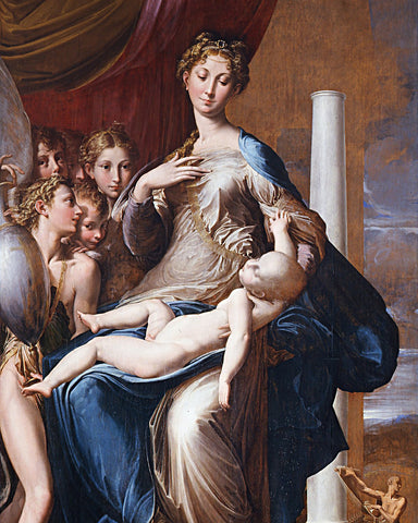 madonna with the long neck by parmigianino