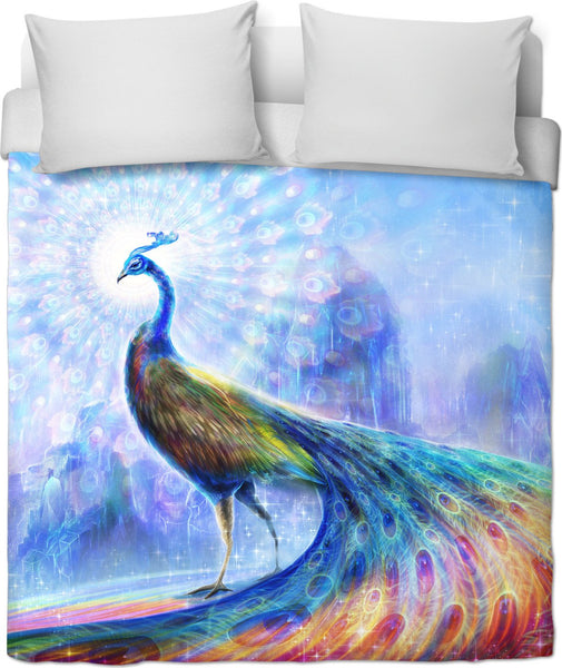 The Peacock Spectrum Duvet Cover