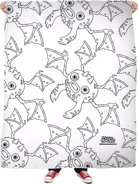 My Singing Monsters: Coloring Book Grumpyre Blanket