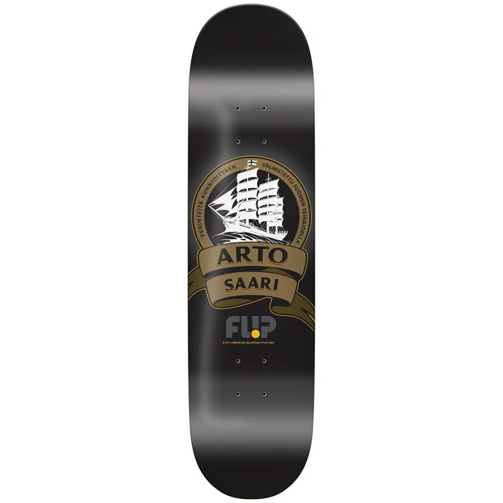 behalve voor computer marketing Flip Skateboards - "Arto Saari" Mustard Ship – Parliamentskateshop