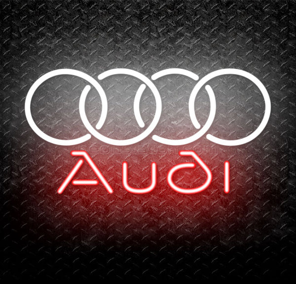 Buy Audi Logo Neon Sign Online // Neonstation