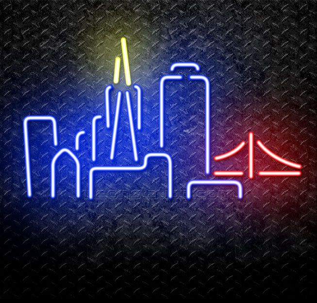 San Francisco Skyline Neon Sign