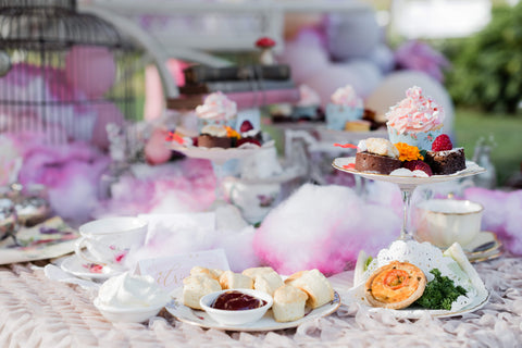 high tea food and luxury tents gold coast exotic soirees