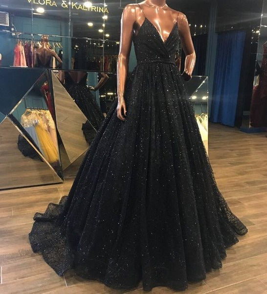 sparkly long gown