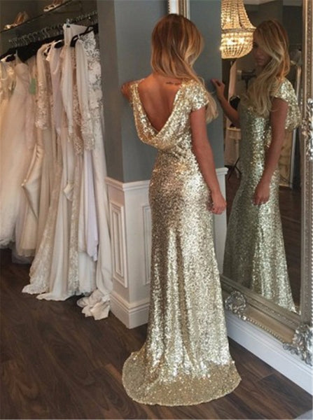 long sleeve sequin bridesmaid dress