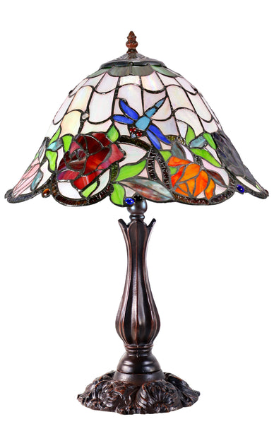 rose helmet tiffany lamp