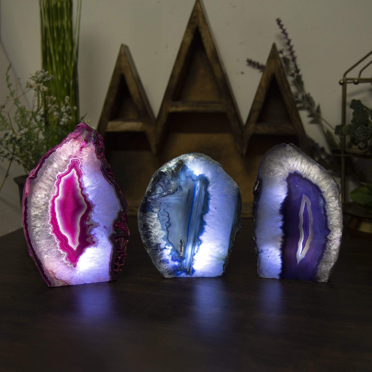 light up geode