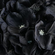4 Pack | 7inch Black Artificial Silk Hydrangea Kissing Flower Balls#whtbkgd