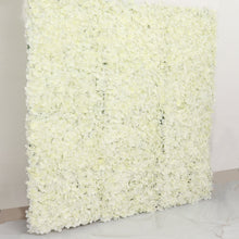 11 Sq ft. | 4 Panels UV Protected Hydrangea Flower Wall Mat Backdrop | Cream