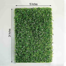 4 Panels Green Flowery Boxwood Hedge Garden Wall Backdrop Mat