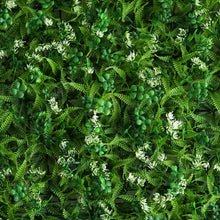 4 Panels Green Flowery Boxwood Hedge Garden Wall Backdrop Mat#whtbkgd