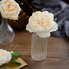 16 Pcs | 4inch Cream Artificial Foam/Silk Peonies Flower Box, DIY Bouquet