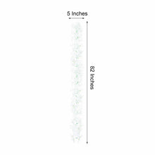 7ft | White Artificial Silk Hydrangea Hanging Flower Garland Vine