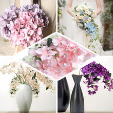 4 Stems | 41inch Tall Lavender Artificial Silk Hydrangea Flower Branches