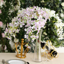 4 Stems | 41inch Tall Lavender Artificial Silk Hydrangea Flower Branches