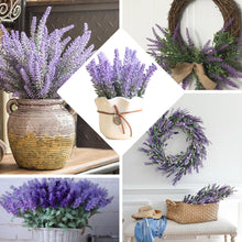 4 Bushes | 14inch Artificial Lavender Flower Plant Stems Greenery Bouquet