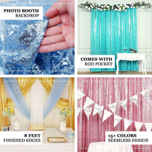 20ftx10ft Premium Champagne Chiffon/Sequin Photography Booth Backdrop