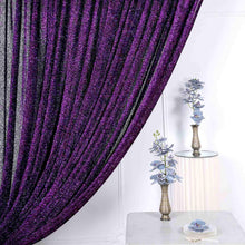 20ftx10ft Purple Glittering Photography Booth Backdrop Curtain