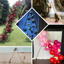 8ft Heavy Duty Metal Triangle Wedding Arch Photography Backdrop Stand