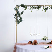 42Inch Tall Gold Adjustable Over The Table Metal Flower Arch Rod Stand