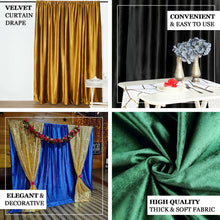 8ft Wine Premium Velvet Backdrop Stand Curtain Panel, Privacy Drape